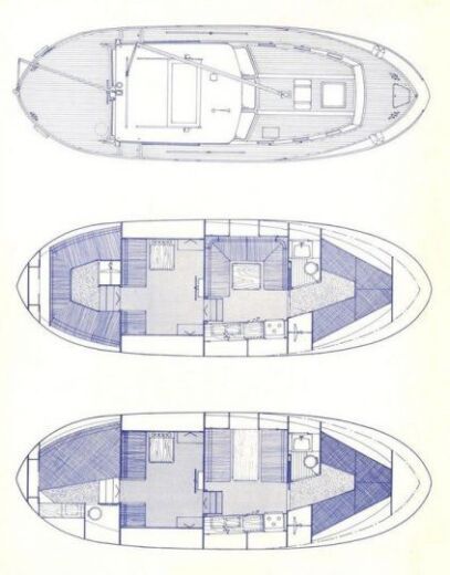 Sailboat Siltala Yatchs Nauticat 33 boat plan