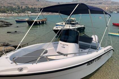 Rental Boat without license  Poseidon Blue Water Lindos