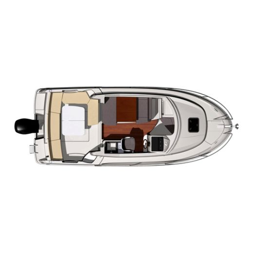 Motorboat Jeanneau Merry fisher 755 Plano del barco