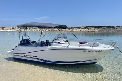 Miete Motorboot Jeanneau Cap Camarat 6.5 Cc serie 3 Ibiza