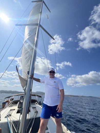 Ibiza Sailboat Elan 434 Impression alt tag text