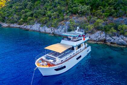 Hire Motor yacht 2024 model luxury Motor yacht Trawler with a capacity of 6 people Göcek