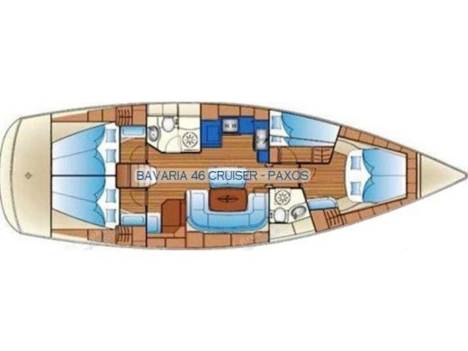 Sailboat Bavaria Bavaria 46 boat plan