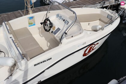 Charter Boat without licence  QUICKSILVER ACTIVE 455 OPEN Sète