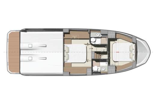 Motorboat Prestige Yachts Prestige 420S Planimetria della barca