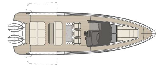 Motorboat Saxdor 320 GTO boat plan