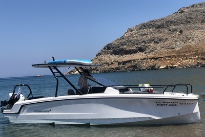 Rental Motorboat Axopar 25 CROSS TOP Lindos