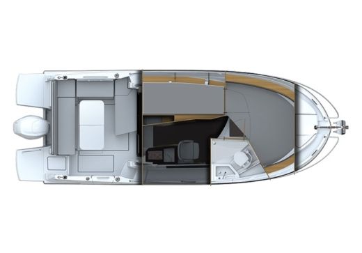 Motorboat Beneteau Antares 8 OB boat plan