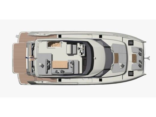 Catamaran  Prestige M48 Plan du bateau