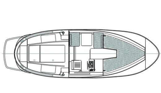 Motorboat Navar Navar Boot Grundriss