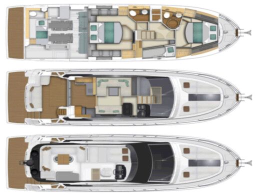 Motor Yacht Beneteau Monte Carlo 5 Boat layout