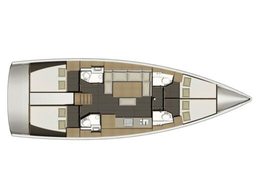 Sailboat  Dufour 460 Grand Large Plan du bateau