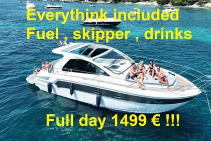 Verhuur Motorboot Super offer!!! Everything included skipper fuel Bavaria boat 13 meters from 2017! Cannes