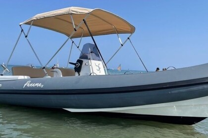 Hire Boat without licence  Blue rib Panama 19 Ponza