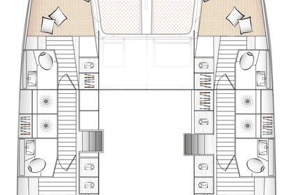 Location Catamaran Excess Excess 14 - 4 + 2 cab. Skradin