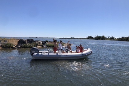 Verhuur RIB PROMO zodiac 6 m 115 CH medline Carnon Plage