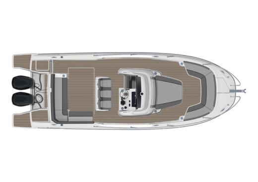 Motorboat Jeanneau Cap Camarat 9.0 Cc boat plan