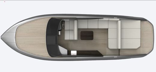Motorboat Rand 28 Leisure Boat layout