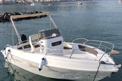 Charter Boat without licence  Tancredi Blumax19 pro Taormina