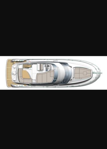 Motorboat Jeanneau Prestige 500 boat plan