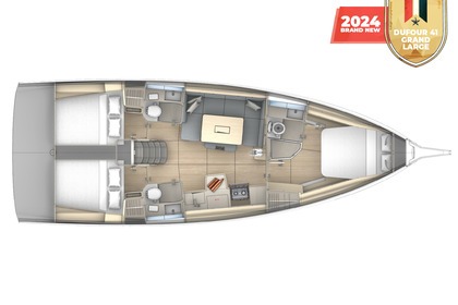 Noleggio Barca a vela  Dufour 41 Rogosnizza