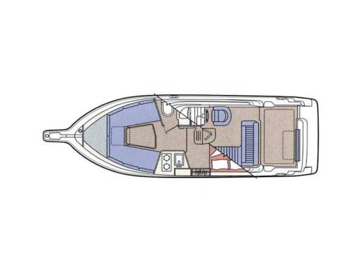 Motorboat Bayliner 2655 CIERA Boat design plan