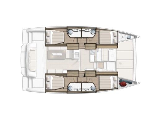 Catamaran  Bali 4.2 boat plan
