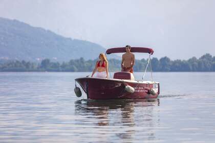 Hire Boat without licence  Barca Elettrica Microwatt 5.0 Colico