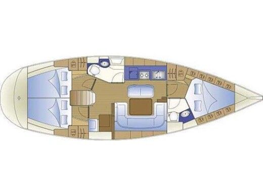 Sailboat Bavaria C 40 Boat design plan