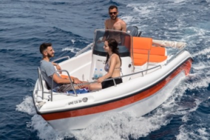 Miete Boot ohne Führerschein  Poseidon Blue Water 170 Santorin