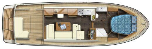 Motorboat Linssen 35.0 GS sedan Plattegrond van de boot