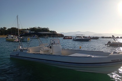 Hire RIB Eagle Parousis team Naxos