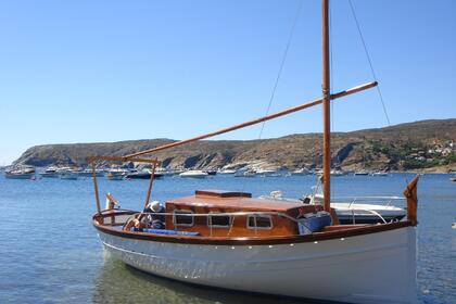 Aluguel Lancha Barco clásico llaut Cadaqués