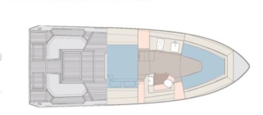 Motorboat Fiart Mare seawalker 33 Planta da embarcação