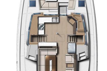 Charter Catamaran Catana Group Bali 4.4 - 4 + 1 cab. Eden Island, Seychelles