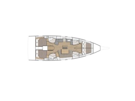 Sailboat BENETEAU OCEANIS 46.1 boat plan