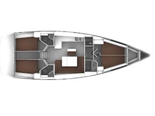 Sailboat BAVARIA CRUISER 46 boat plan