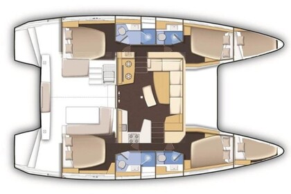 Location Catamaran Lagoon Lagoon 42 Paros