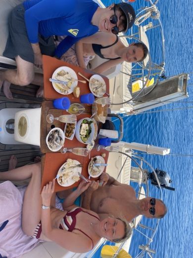 Unidad periférica de Heraclión Sailboat FULL DAY PRIVATE ALL INCLUSIVE TRIP TO DIA ISLAND Elan Impression 434 alt tag text