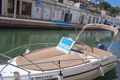 Verhuur Motorboot polyester yacht s. c. marion 630 cabine Ciutadella de Menorca