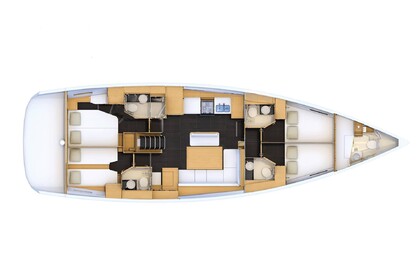 Rental Sailboat  Jeanneau 54 Kaštel Gomilica