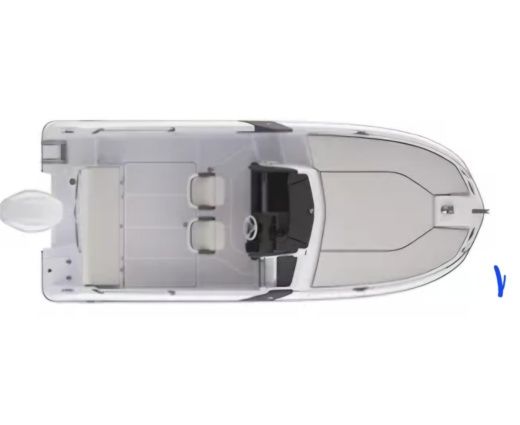 Motorboat Bènèteau Flyer 6.6 SUNdeck Planimetria della barca