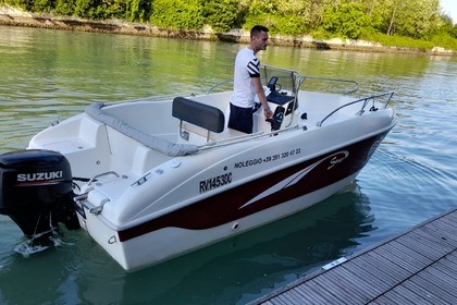 Aluguel Barco sem licença  Canal salso Saver 19 open Veneza