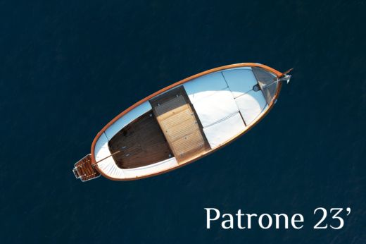 Motorboat Splendido Gozzo Patrone 23 Boot Grundriss
