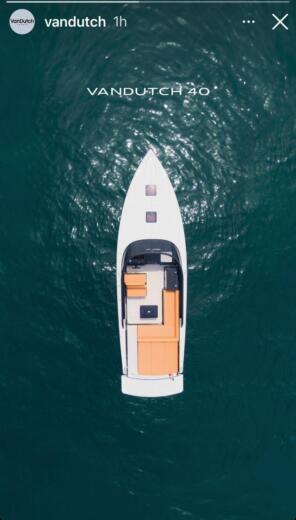 Motorboat Vandutch Marine 40 Planimetria della barca