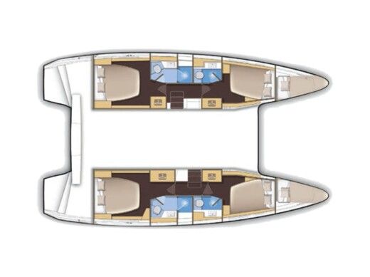 Catamaran Lagoon Lagoon 42 Boat design plan