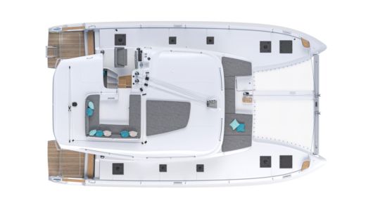 Catamaran Lagoon lagoon 43 Boat layout