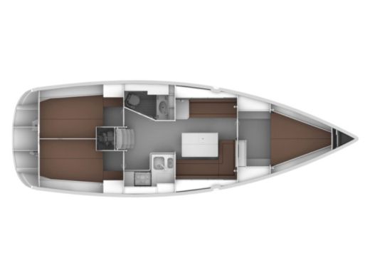 Sailboat BAVARIA CRUISER 37 Boat design plan