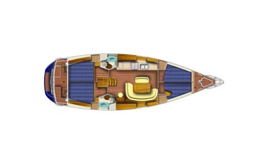 Sailboat Jeanneau Sun odyssey 45 boat plan