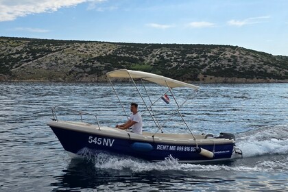 Rental Motorboat Kvarnerplastika Adria 501 Novalja